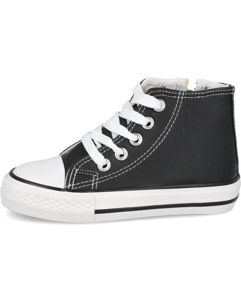 ZAPATILLAS ALTAS L&R SHOES FH2111M LONA NEGRA NEGRO