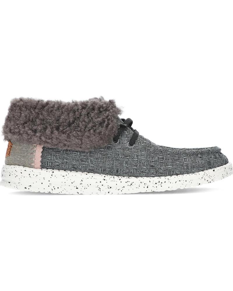 Botines de Mujer HEY DUDE BOTINES DUDE WENDY FOLD STITCH COZY BLACK