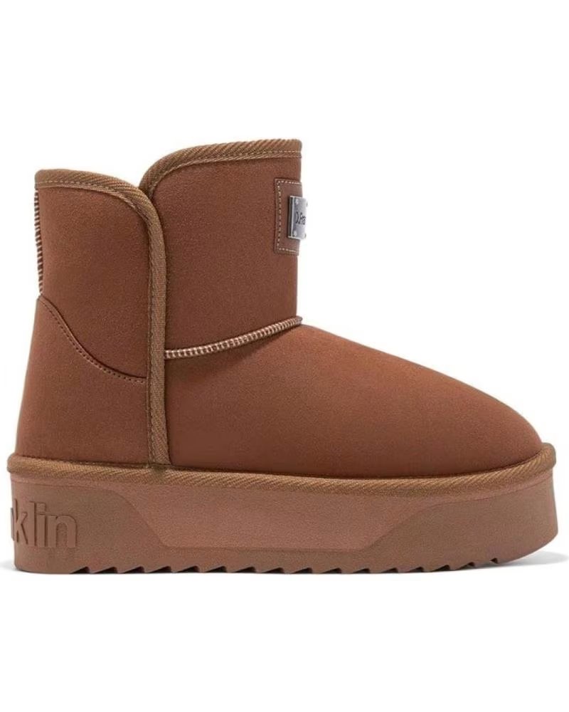 de d franklin botines planos d franklin dfsh371004 cuero marron