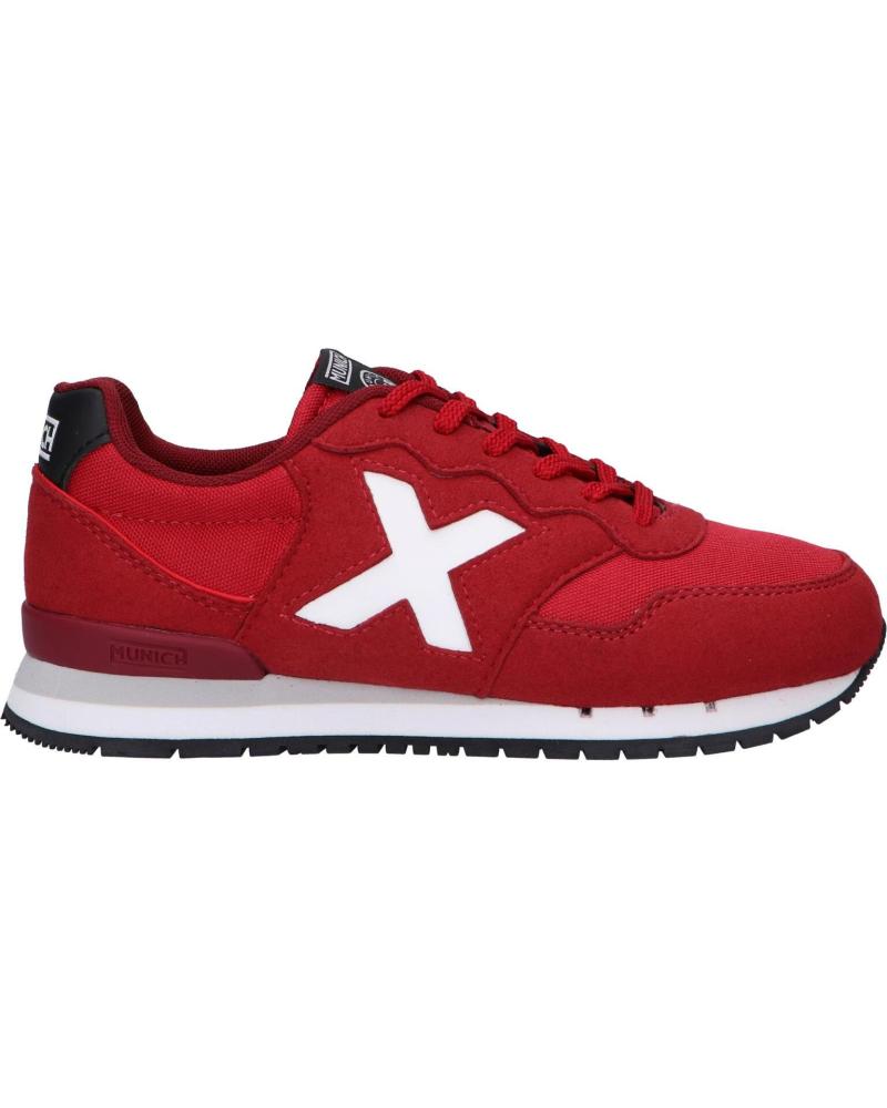 ZAPATILLAS MUNICH DASH KID 1690106 ROJAS BURDEOS ROJO