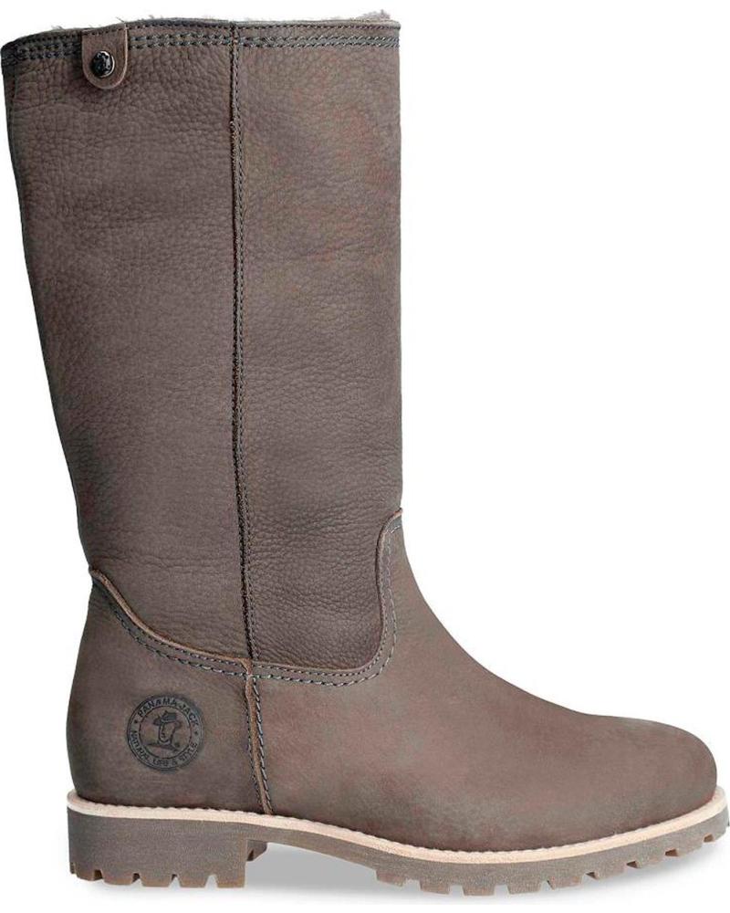 Botas de Mujer PANAMA JACK BAMBINA IGLOO B6 NOBUCK GRIS - GREY
