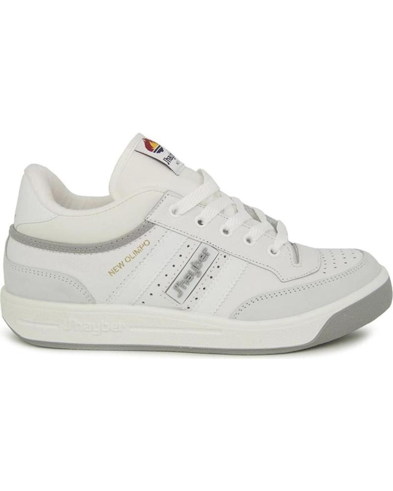 ZAPATILLAS JHAYBER OLIMPO CASUAL HOMBRE PIEL BLANCO 850 BLANCO