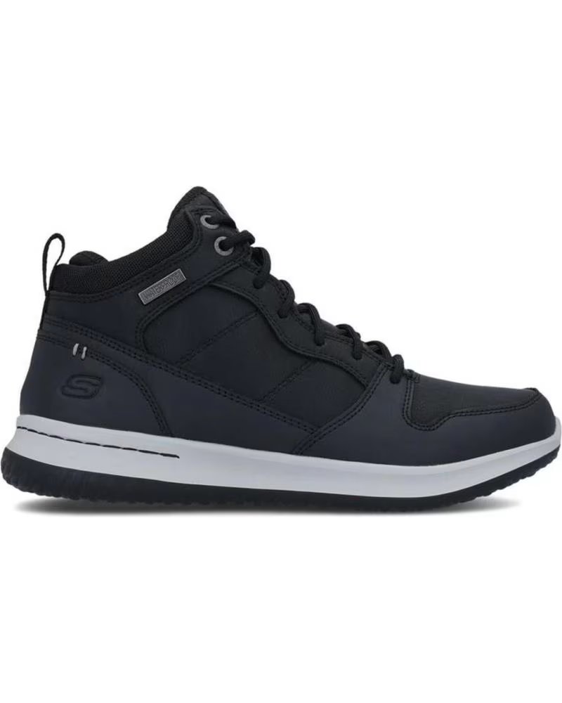 Botines de Hombre Skechers Botin 65801 Waterproo Negro