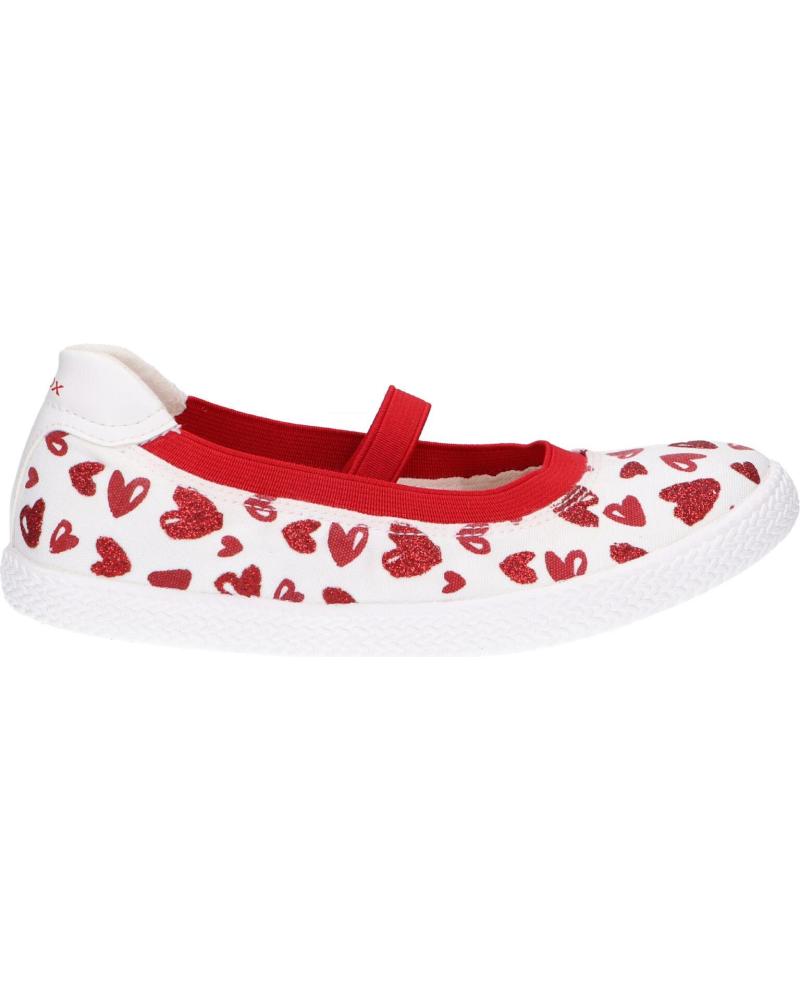 Bailarinas de Niña GEOX J92D5J 000AN J KILWI C0050 WHITE-RED