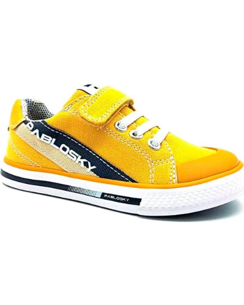 Deportivas de Niño PABLOSKY CANVAS VELCRO AMARILLO