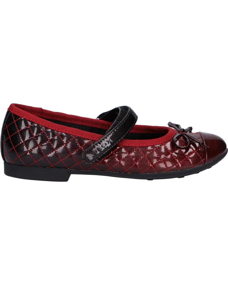 Bailarinas de Niña GEOX J5455D 000GX J PLIE C0100 DK RED-BLACK