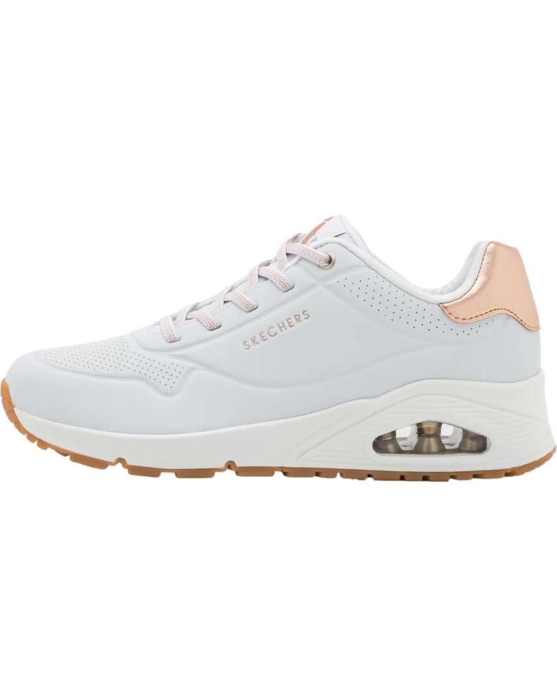 ZAPATILLAS SKECHERS UNO SHIMMER AWAY MUJER BLANCO BLANCO