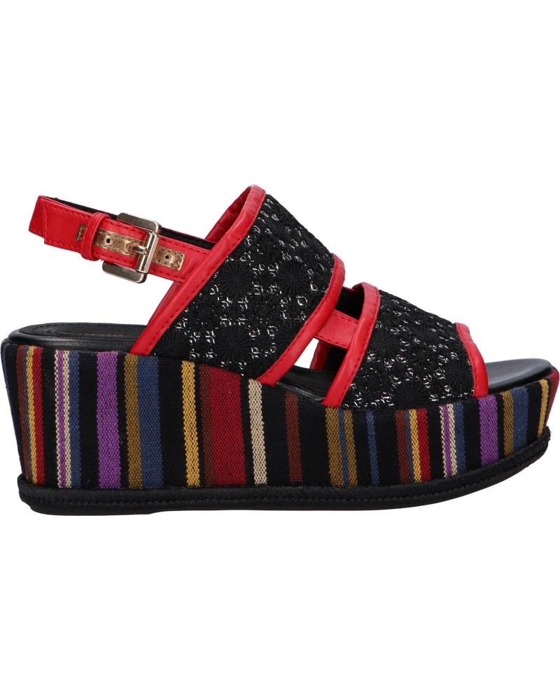Sandalias de Mujer GEOX D824VB 08JBC D SAKELY C0048 BLACK-RED