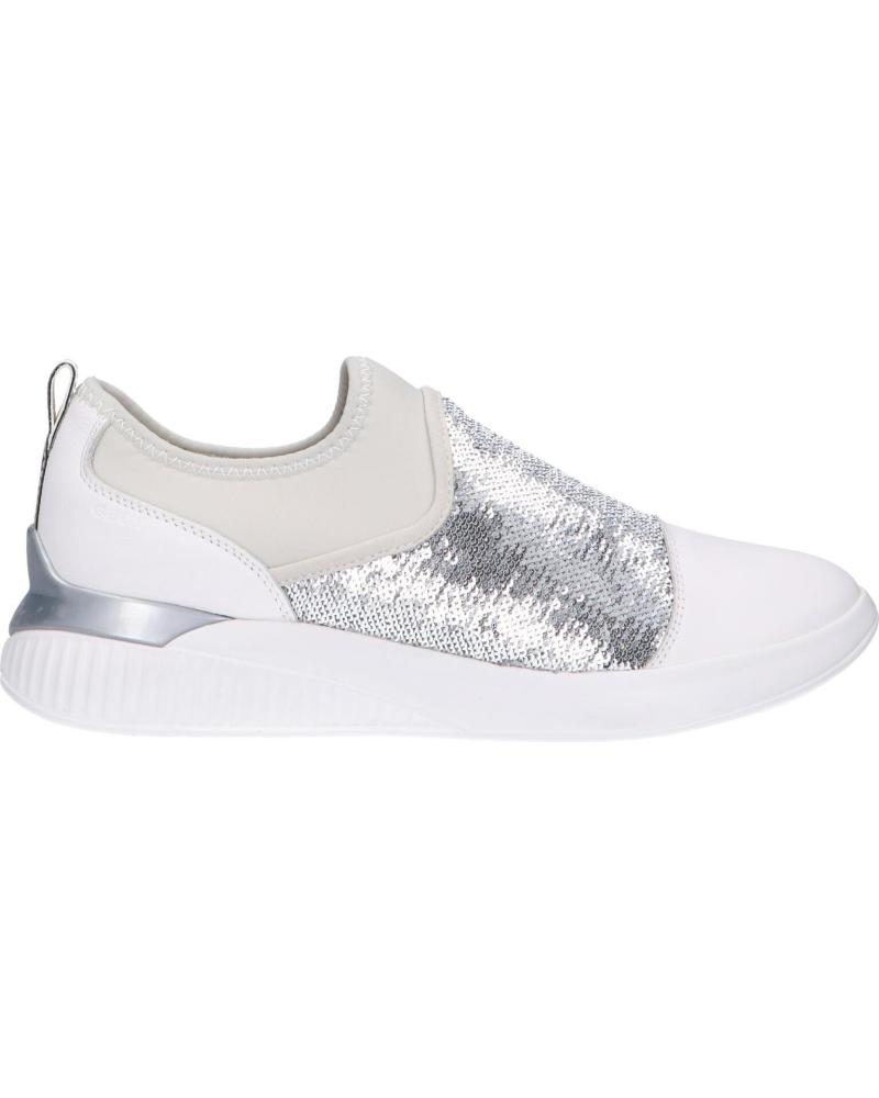 Zapatillas deporte de Mujer GEOX D848SA 085AT D THERAGON C0007 WHITE-SILVER