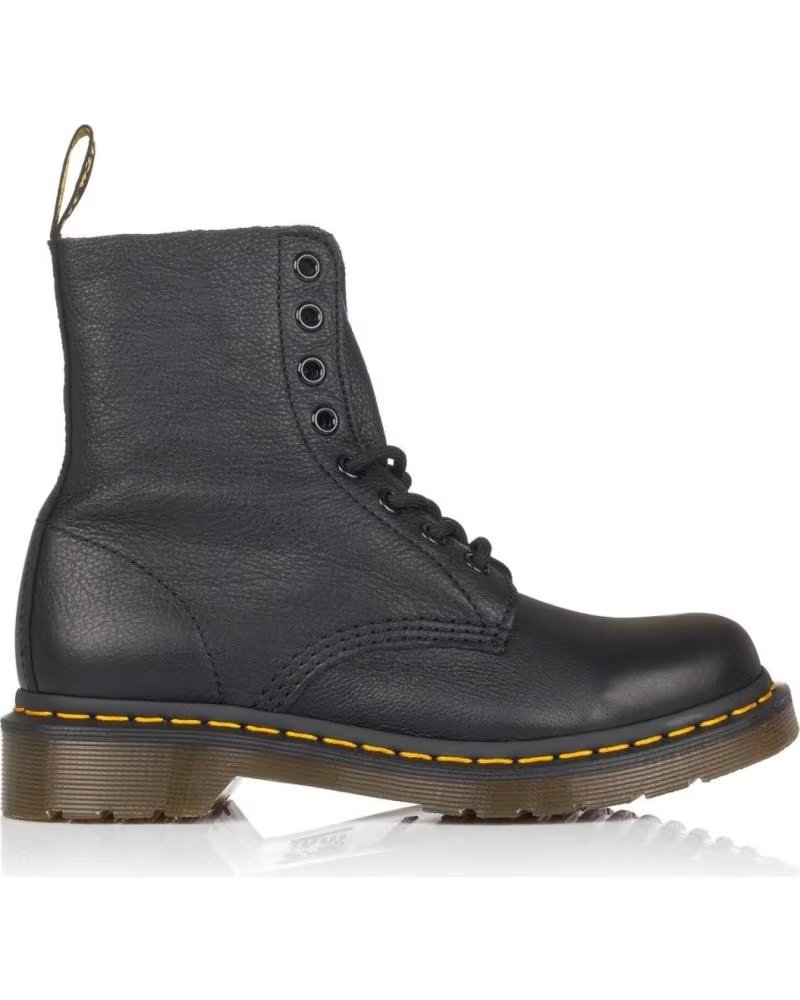 Botas Dr Martens 1460 Pascal Virginia Cuero Negro Negro