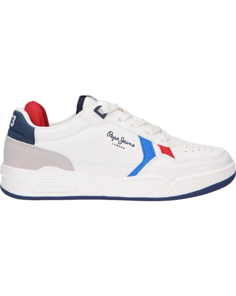 Zapatillas deporte de Mujer y Niña y Niño PEPE JEANS PBS30498 KURT BRITT 800 WHITE
