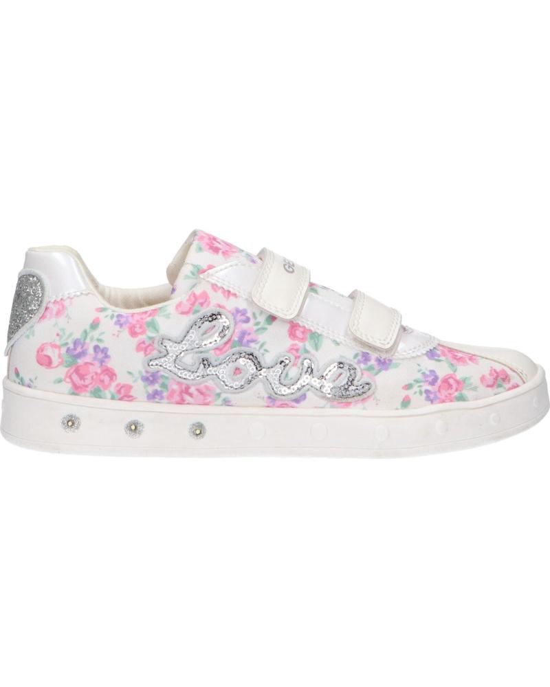 Zapatillas deporte de Niña GEOX J928WC 0ANAJ J SKYLIN C0406 WHITE-PINK