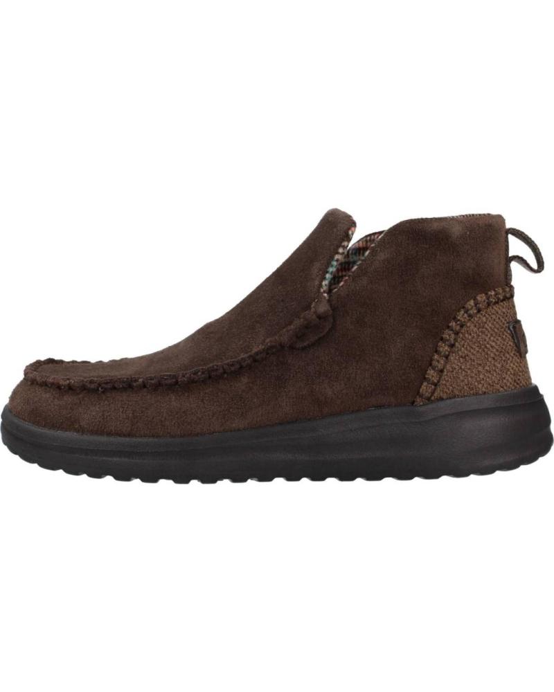 Botines de Mujer HEY DUDE DENNY SUEDE MARRON