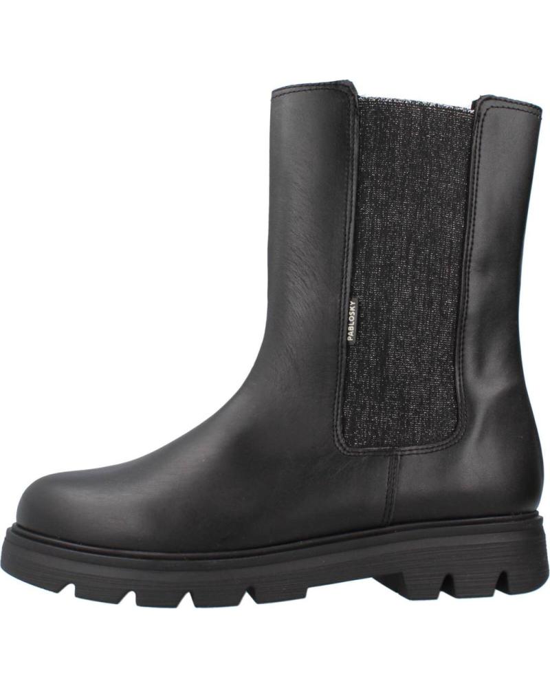 Botas de Niña PABLOSKY BOTAS PIEL 425710 NEGRO