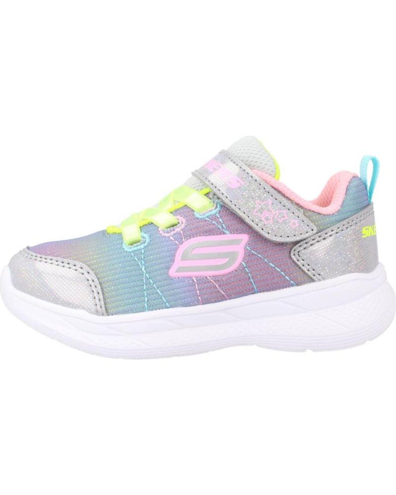 Deportivas de Niña SKECHERS SNAP SPRINTS 2 0 PLATA