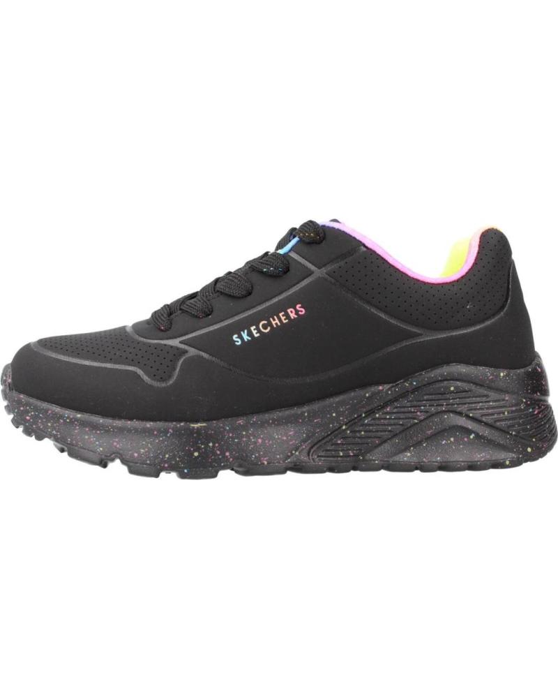 Deportivas de Niña SKECHERS UNO LITE NEGRO