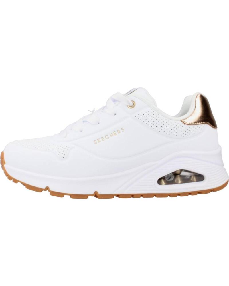 Deportivas de Mujer y Niña SKECHERS ZAPATILLAS SKECHERS UNO GEN1 SHIMMER AWAY MUJER Y NIÑA BLANCO BLANCO