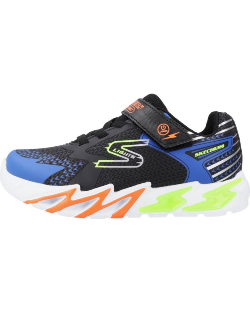 Deportivas de Niño SKECHERS DEPORTIVOS S LIGHTS -AZUL 400138L NEGRO