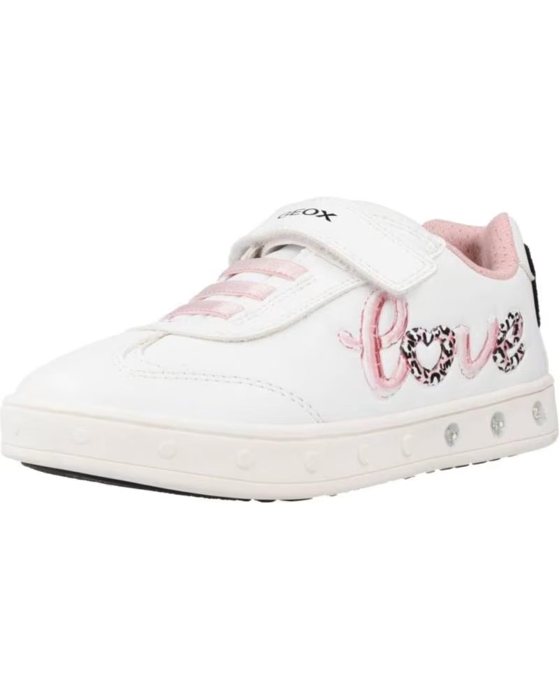 Geox Zapatillas Niña J Skylin G C0814 Blanco