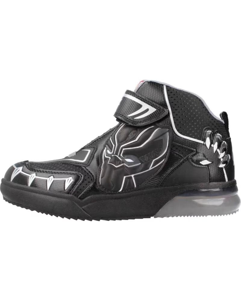 Geox Zapatillas de Baloncesto Black Panther J Grayjay C0039 Niãa y Nião Negro-plata Black-silver