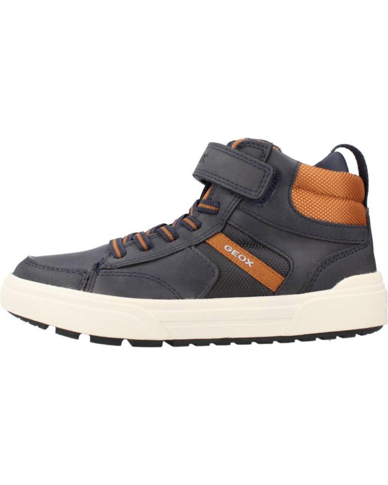 GEOX J WEEMBLE BOY BOTÍN CASUAL NIÑO AZUL COGNAC AZUL