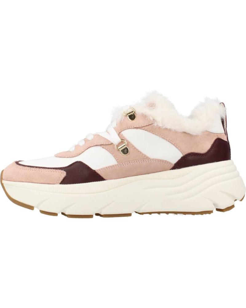 ZAPATILLAS CASUAL GEOX D DIAMANTA MUJER BLANCO/ROSA ROSA