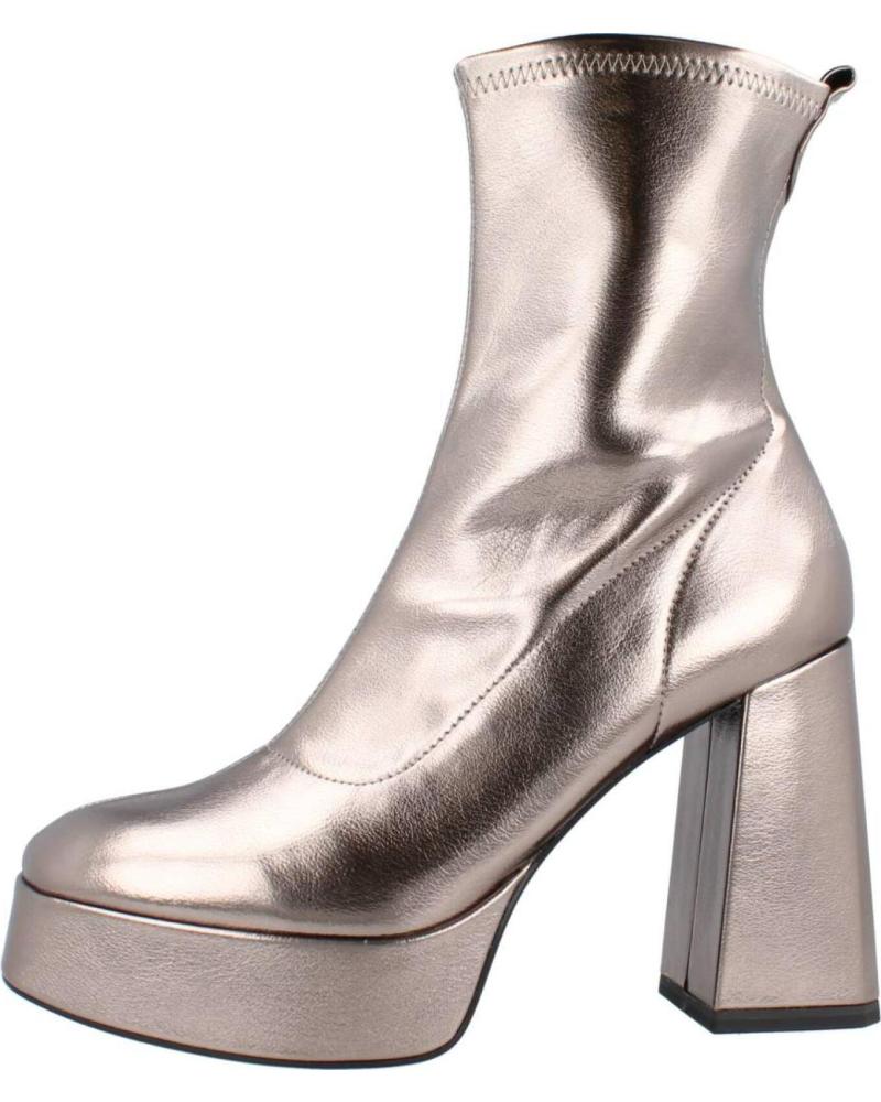 Botines de Mujer TAMARIS BOTINES DE TACÓN ALTO PLATEADOS CON PLATAFORMA PARA MUJER TAMARIS PLATA