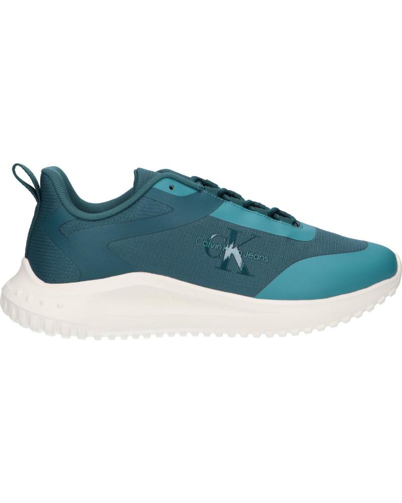 Zapatillas deporte de Hombre CALVIN KLEIN YM0YM00968 EVA RUNNER LOW LACE 0G2 DEEP TEAL-CREAMY WHITE
