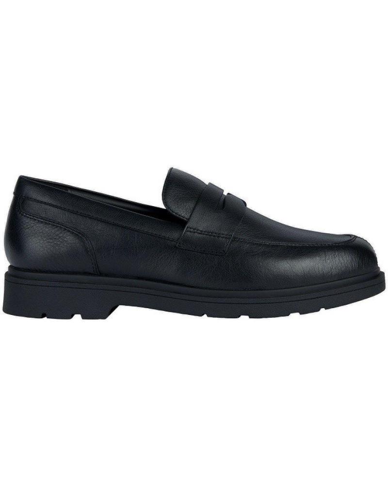 MOCASINES GEOX U SPHERICA EC1 HOMBRE CUERO NEGRO NEGRO