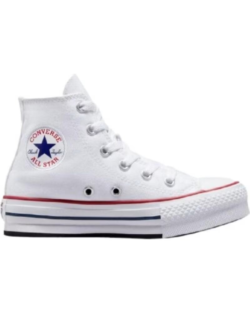 CONVERSE CHUCK TAYLOR ALL STAR LIFT HI BOTAS BLANCAS NIÑA BLANCO