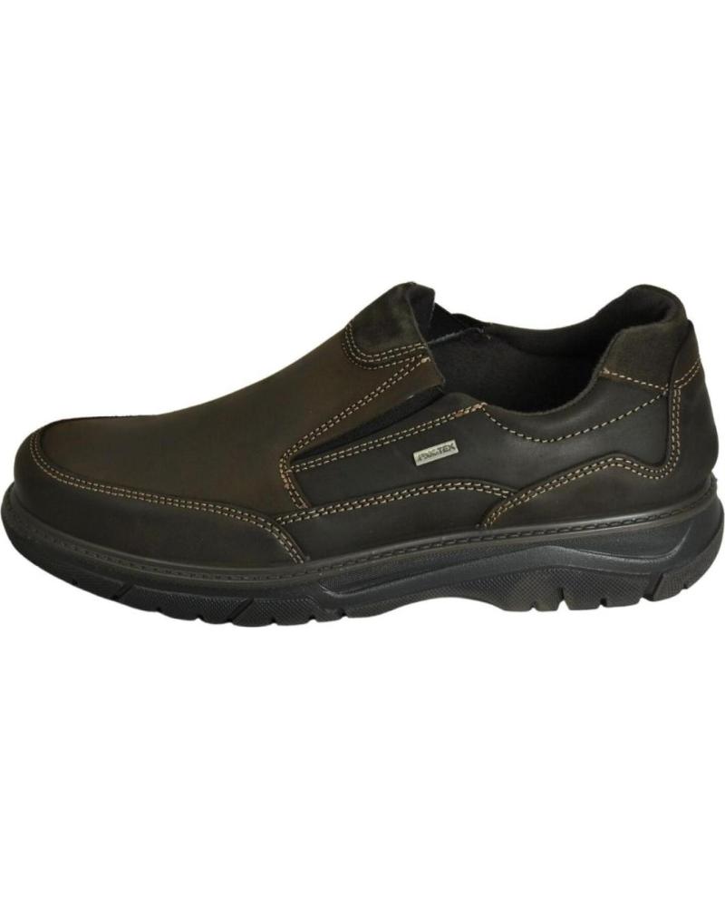 Sapatos de Homem IMAC 451838 MOCASINES DE HOMBRE WATERPROOF MARRON CAFFE-MARRONE