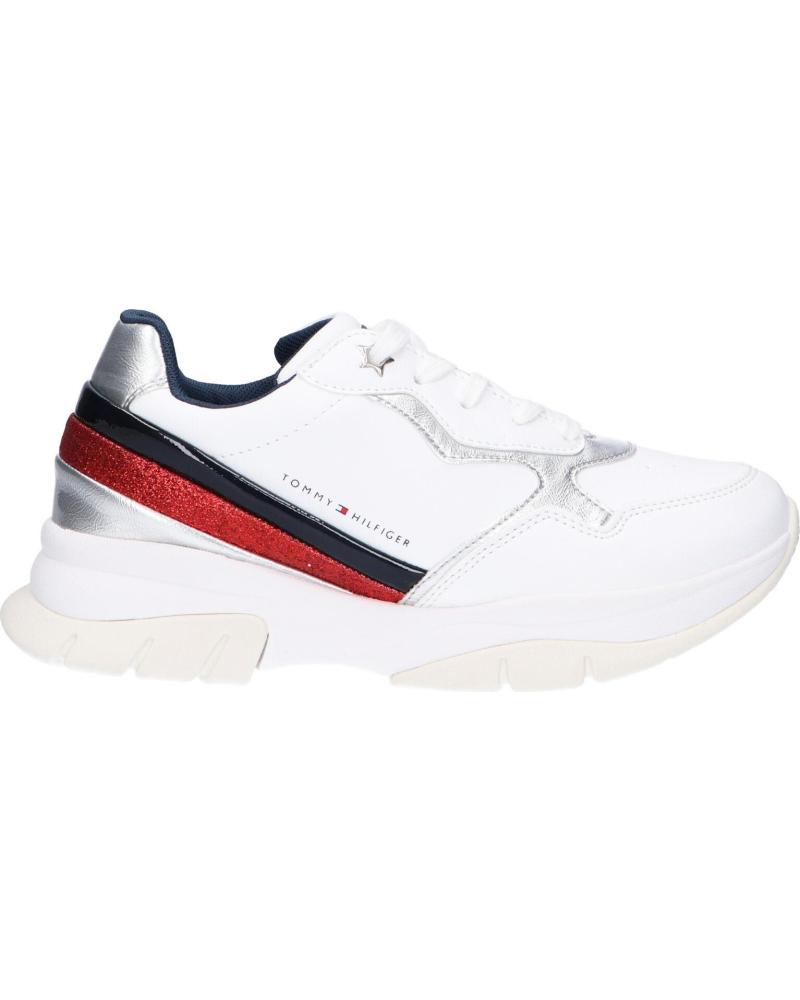 Zapatillas deporte de Mujer TOMMY HILFIGER T3A4-31175-0196X256 BIANCO-MULTICOLOR