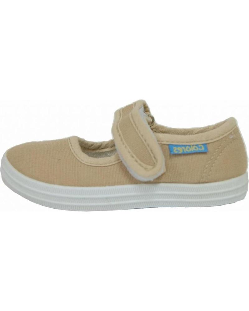 Deportivas de Niña COLORES MERCEDES LONA 1910 BEIGE