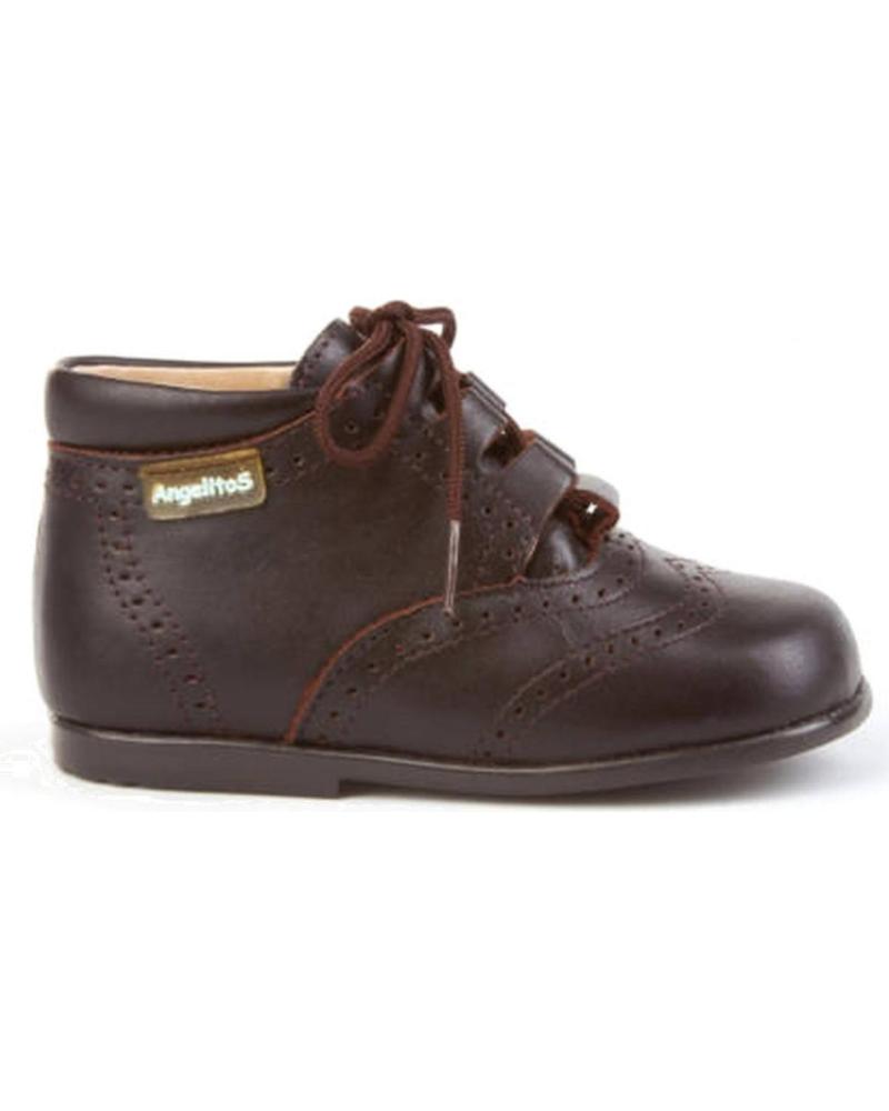 Zapatos de Niña ANGELITOS BOTAS 627 MARRóN