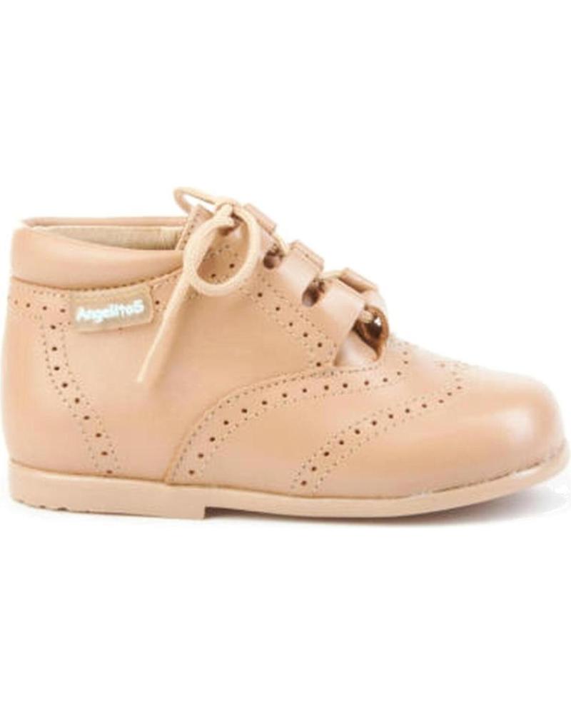Zapatos de Niña ANGELITOS BOTAS 627 MARRóN