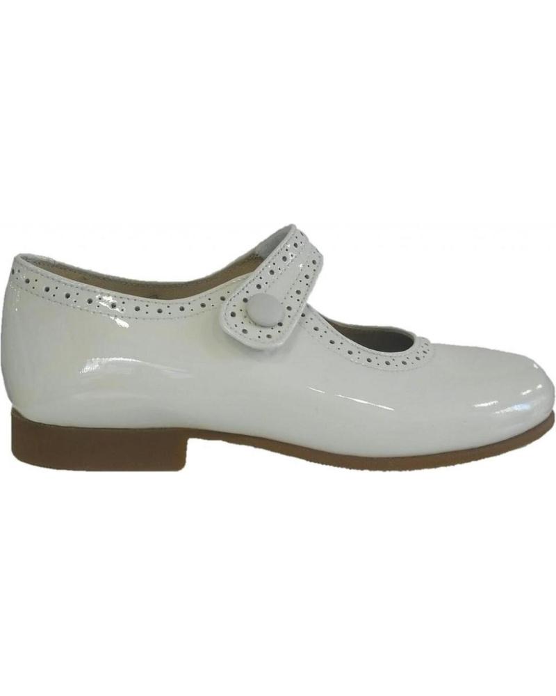 Zapatos de Niña BAILARINAS 123-09 BLANCO