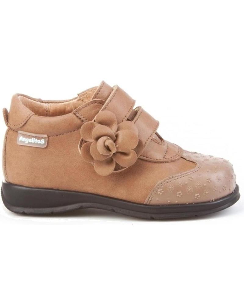 Zapatos de Niña ANGELITOS BOTAS 654 MARRóN