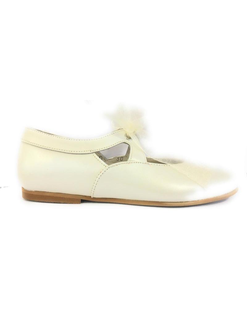 Bailarinas de Niña 6Z1016 ANGELITO COMUNION BEIGE