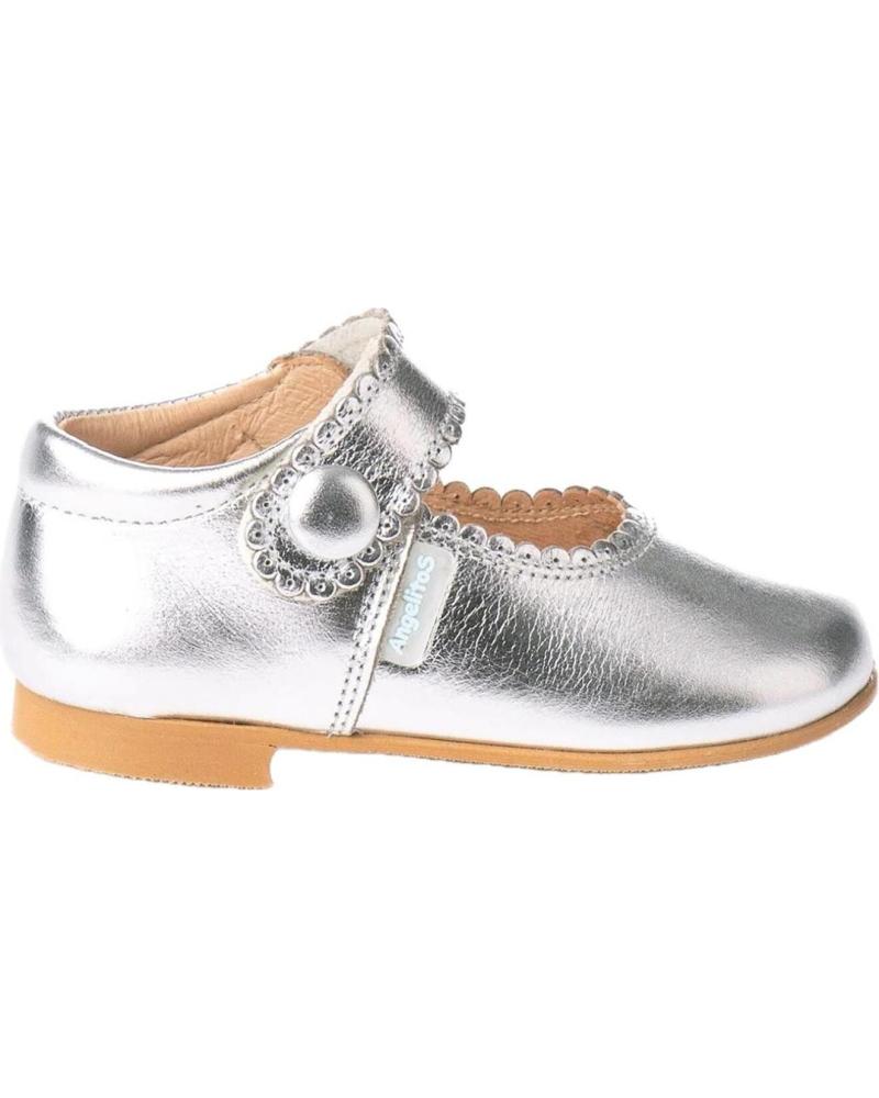 Zapatos de Niña ANGELITOS BAILARINAS 1502 METáLICO
