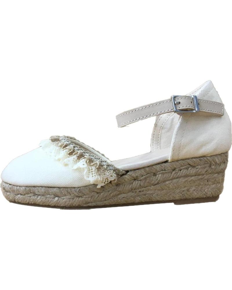 Bailarinas de Mujer y Niña YOWAS ALPARGATA COMUNION 5-ESP BEIGE