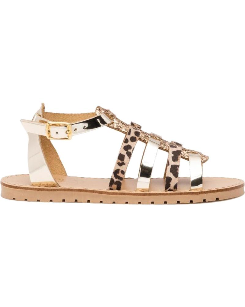 Sandalias de Niña REPLAY EASY LEOPARD JT360007S GOLD