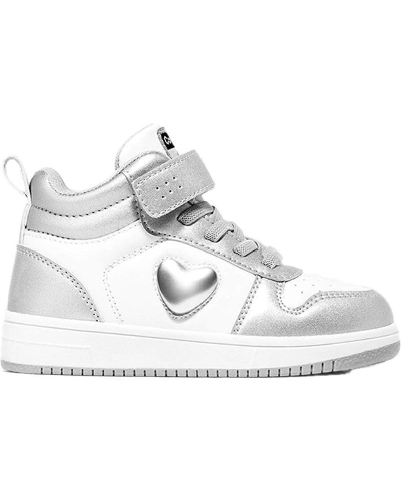 BOTÍN CONGUITOS MI1 22404 NAPA SILVER-WHITE BLANCO CON LUZ BLANCO