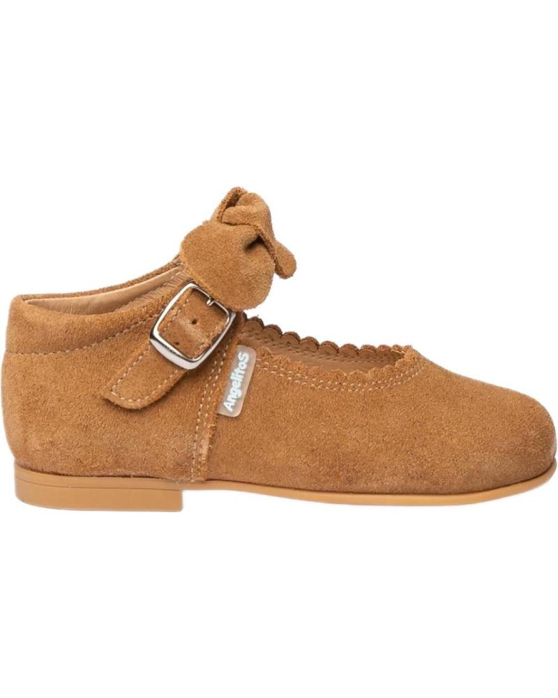 Zapatos de Niña ANGELITOS ZAPATOS 509 MERCEDITAS MARRóN