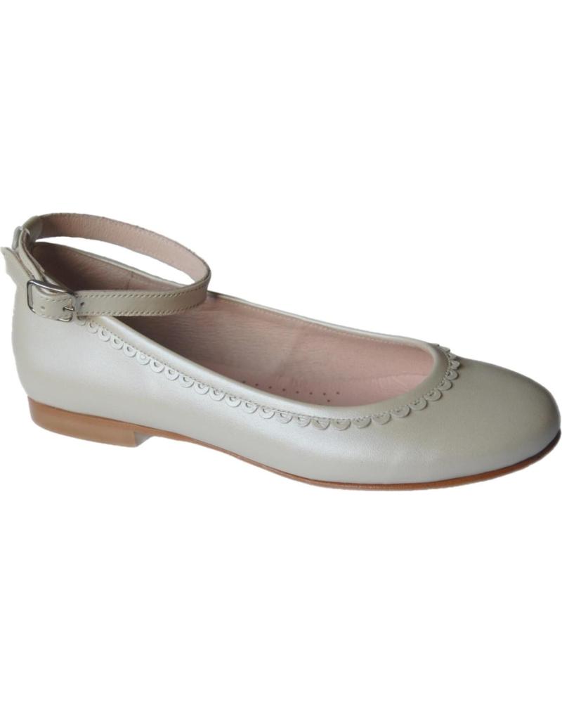 Bailarinas de Niña YOWAS BAILARINAS 25653 COMUNION BEIGE