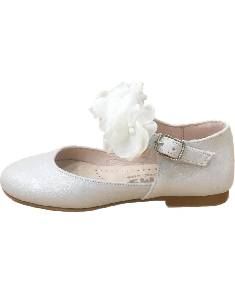 Zapatos de Niña YOWAS BAILARINAS 25501 COMUNION BLANCO