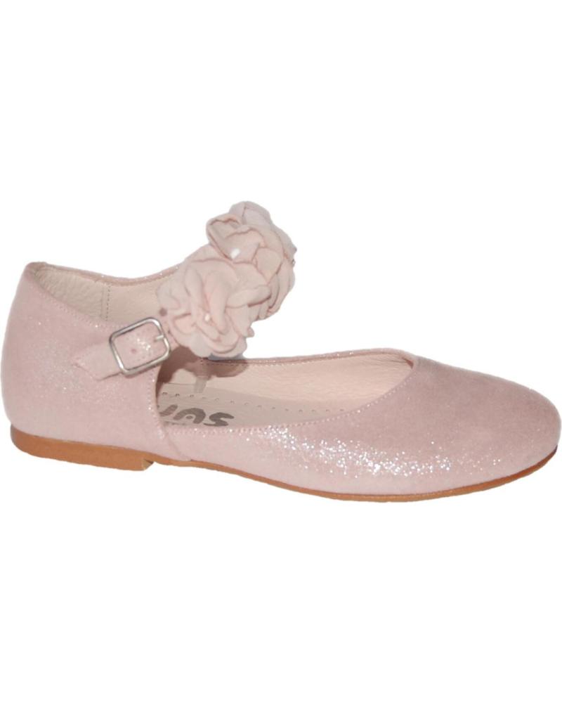 Sapatos de Menina YOWAS BAILARINAS 25501 COMUNION ROSA