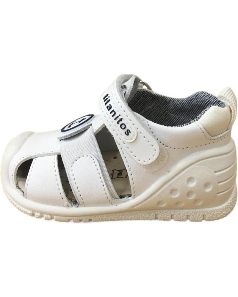 Sandalias de Niño TITANITOS X 680 KAMO BLANCO