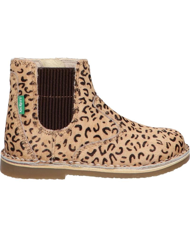 Botas de Niña KICKERS 748897-10 MAELIO 11 BEIGE