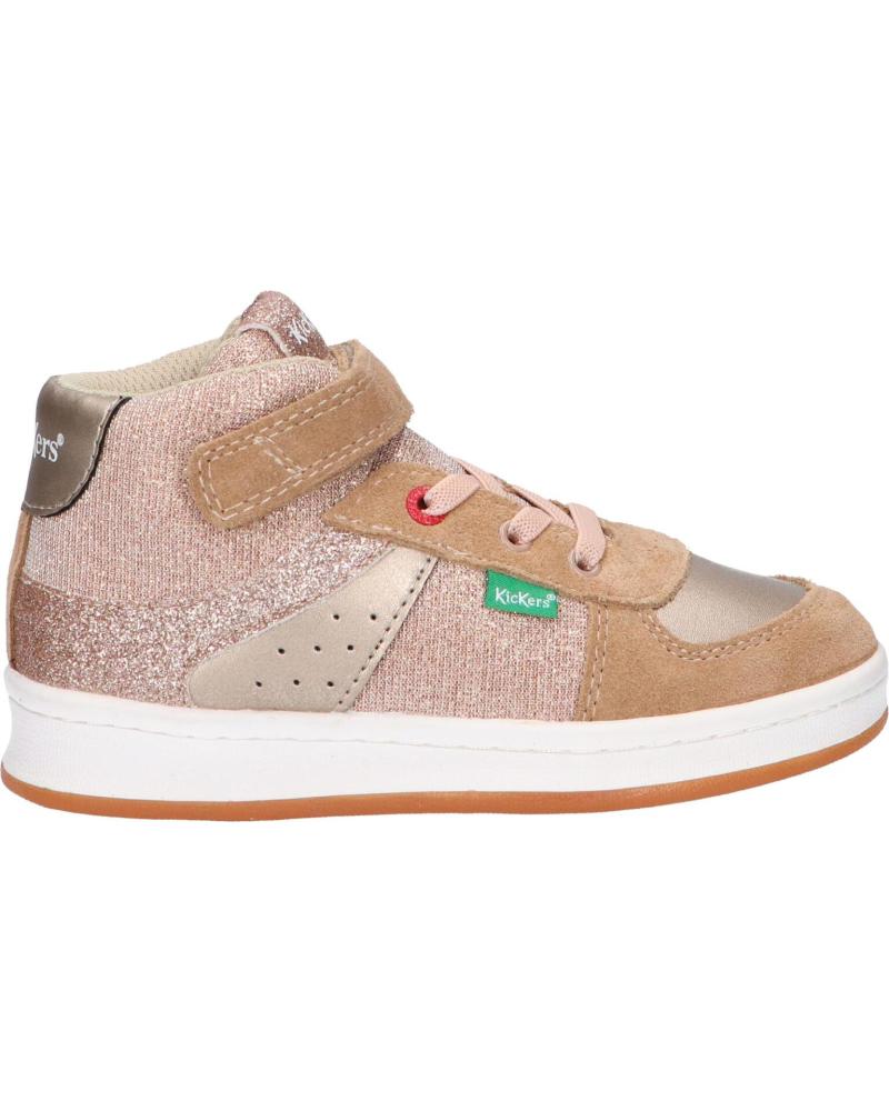 Zapatillas deporte de Niña KICKERS 664563-10 BILBON 111 BEIGE