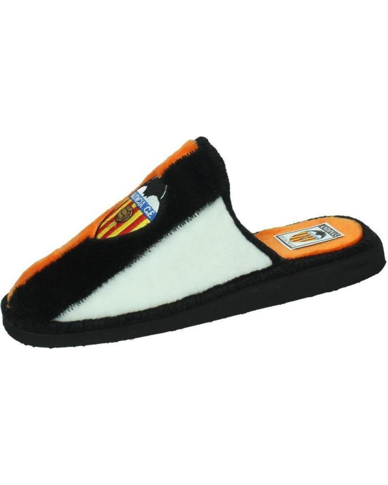 ZAPATILLAS DE CASA ANDINAS CHINELA VALENCIA 790-60 NEGRO NARANJA NEGRO